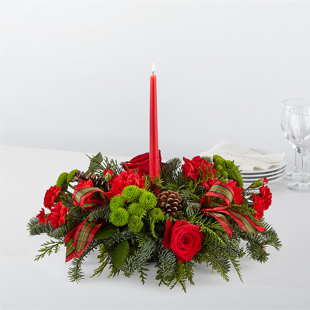 By the Candlelight Centerpiece – Blooming Designs By Michelle, Oakdale MN