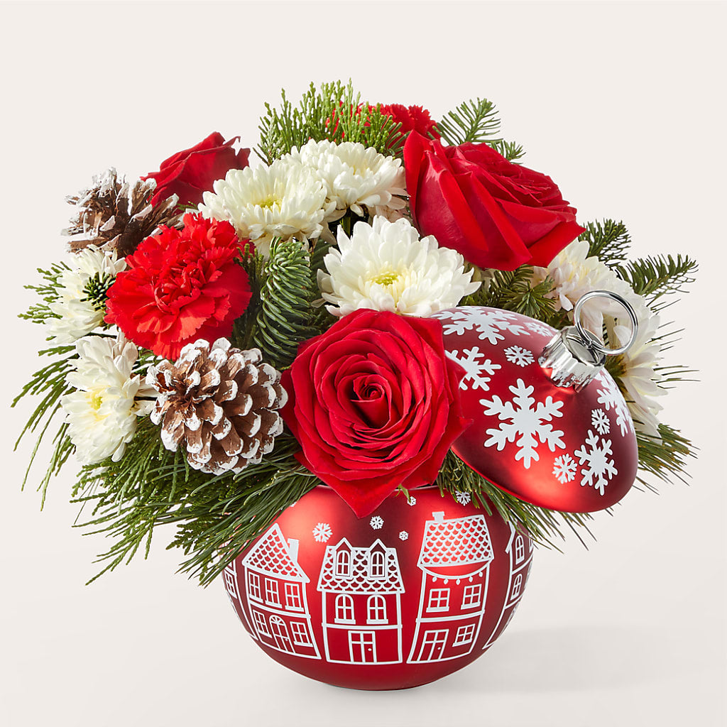 Christmas Village Ornament – Blooming Designs By Michelle, Oakdale MN