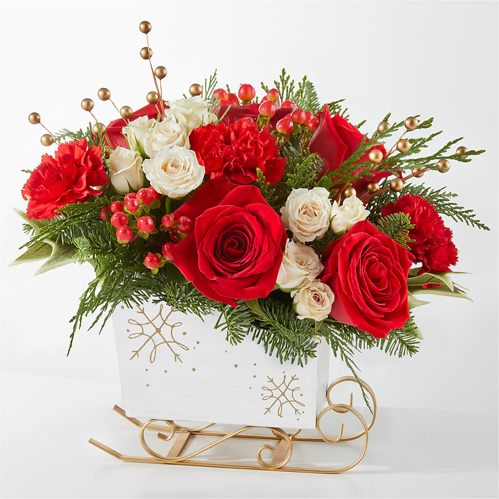 Gone Sledding Bouquet – Blooming Designs By Michelle, Oakdale MN