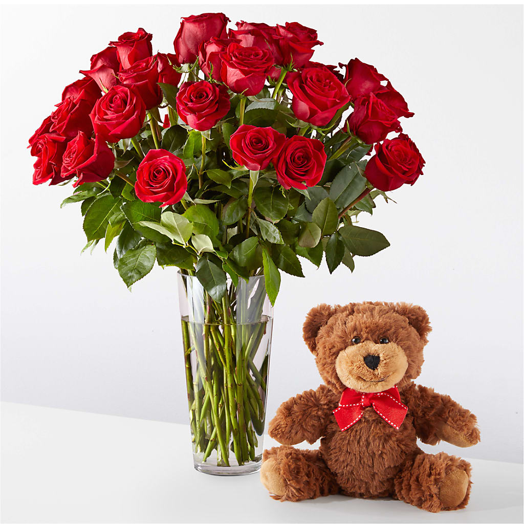 Romantic Long Stem Red Rose Bouquet Bundles – Blooming Designs By Michelle, Oakdale MN