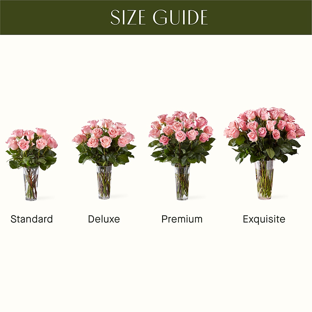 Long Stem Pink Rose Bouquet – Blooming Designs By Michelle, Oakdale MN