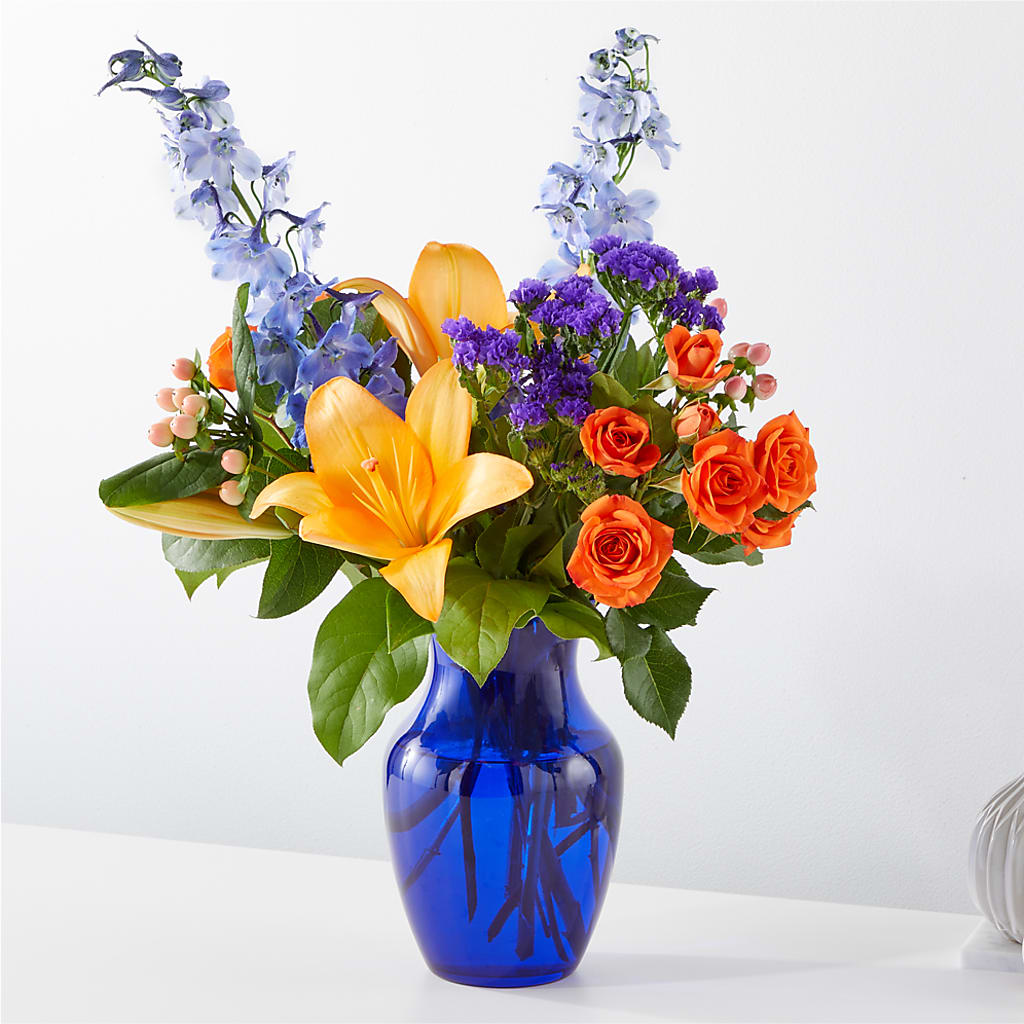Radiant Citrus Bouquet – Blooming Designs By Michelle, Oakdale MN