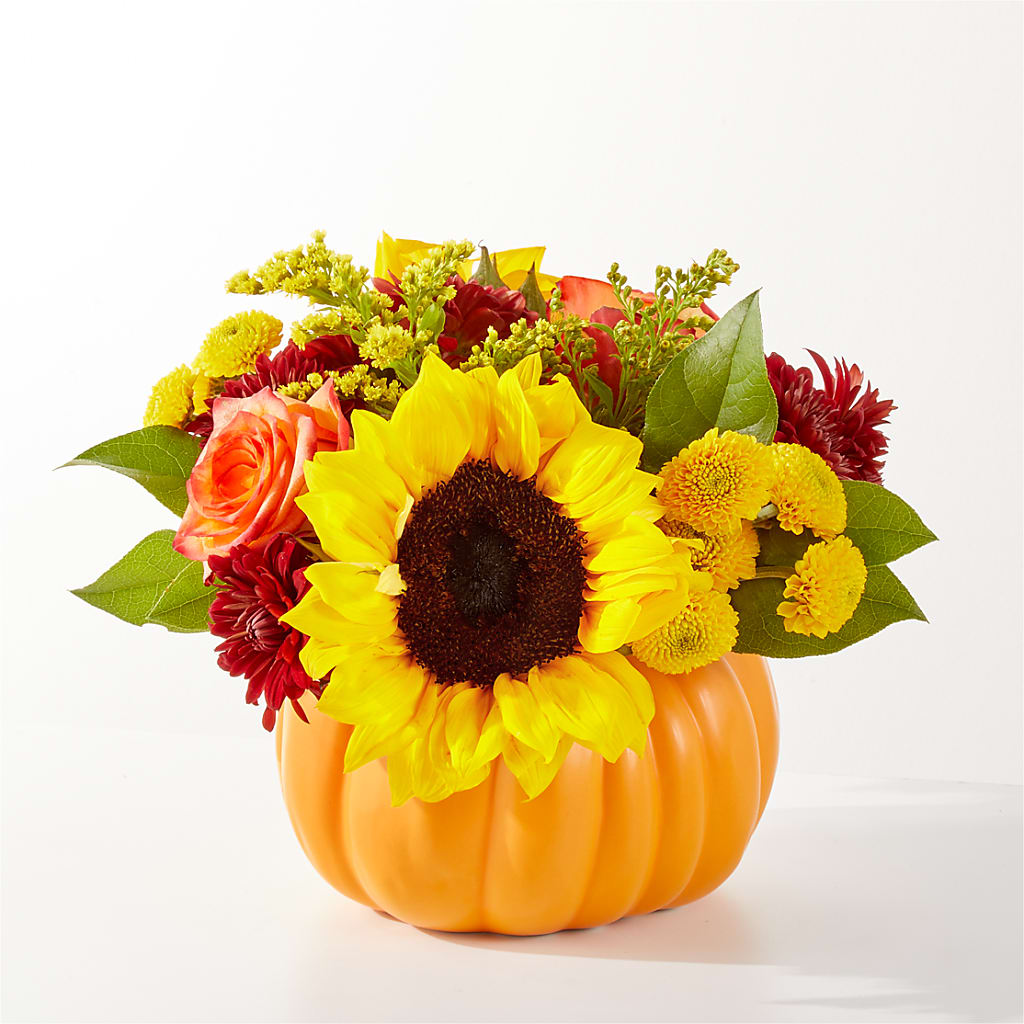 Golden Gourd Pumpkin Bouquet – Blooming Designs By Michelle, Oakdale MN