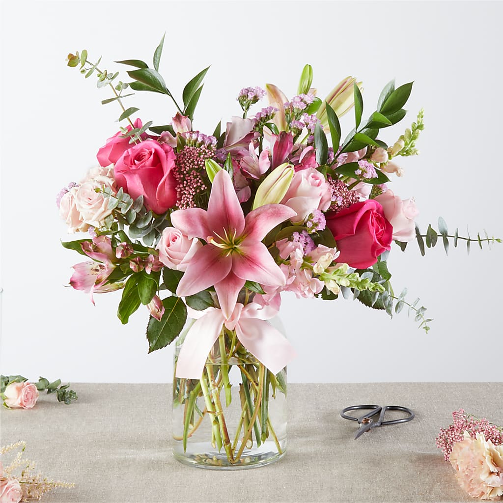 Pink Ribbon - A Florist Original – Blooming Designs By Michelle, Oakdale MN