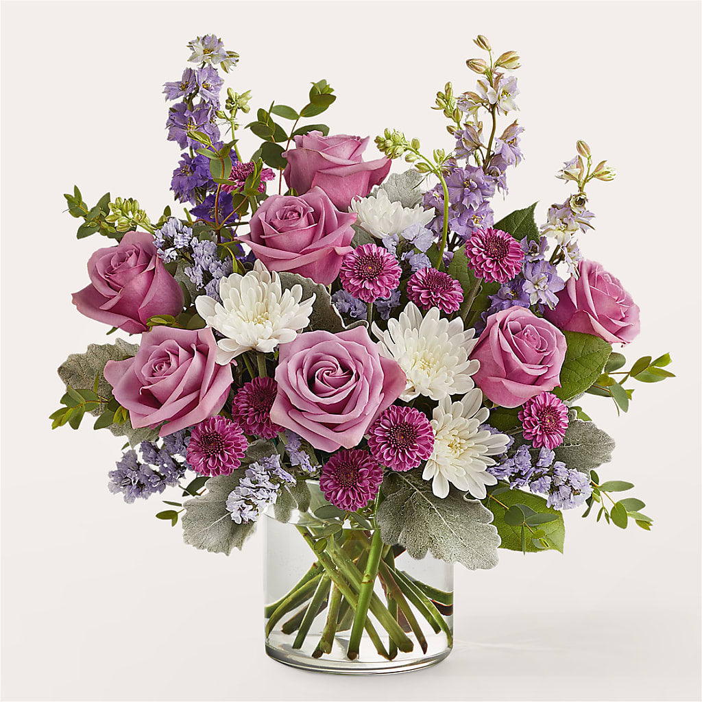 Violet Frost Bouquet – Blooming Designs By Michelle, Oakdale MN