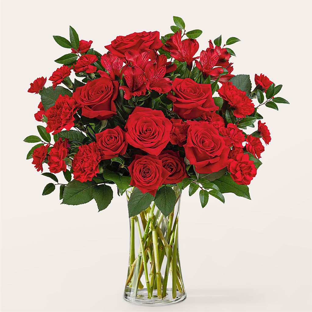 Brilliant Ruby Bouquet – Blooming Designs By Michelle, Oakdale MN