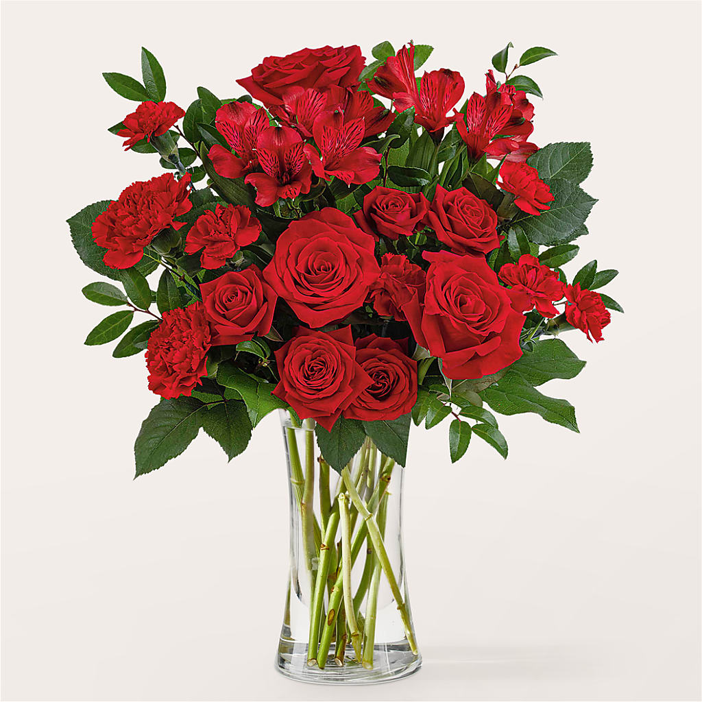 Brilliant Ruby Bouquet – Blooming Designs By Michelle, Oakdale MN
