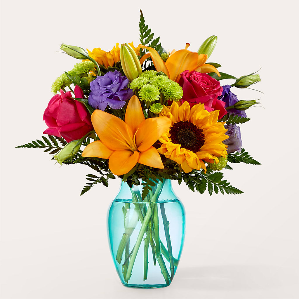 Double Rainbow Bouquet – Blooming Designs By Michelle, Oakdale MN