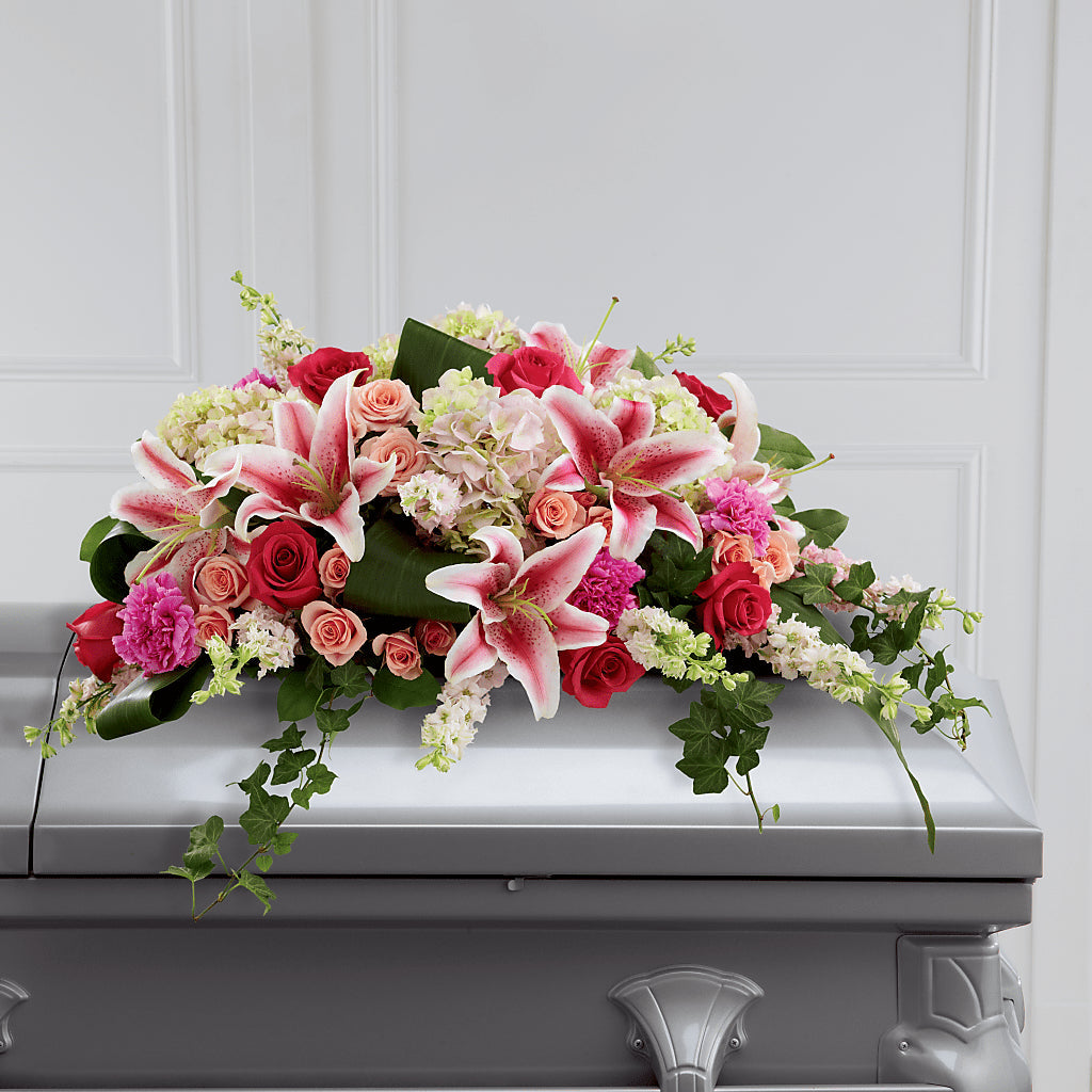 Splendid Grace Casket Spray – Blooming Designs By Michelle, Oakdale MN