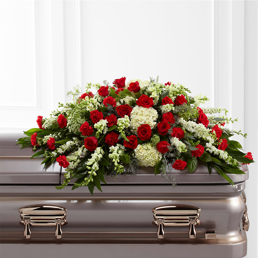 Sincerity Casket Spray – Blooming Designs By Michelle, Oakdale MN