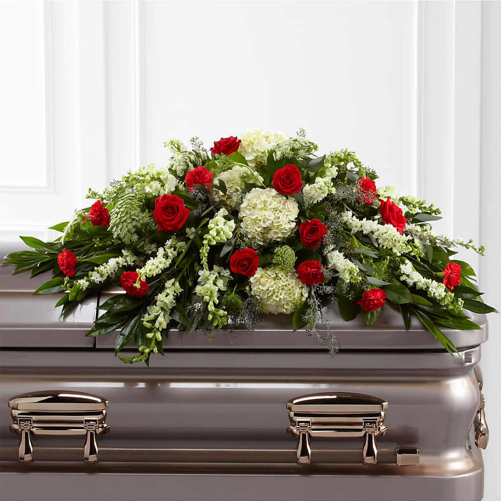 Sincerity Casket Spray – Blooming Designs By Michelle, Oakdale MN