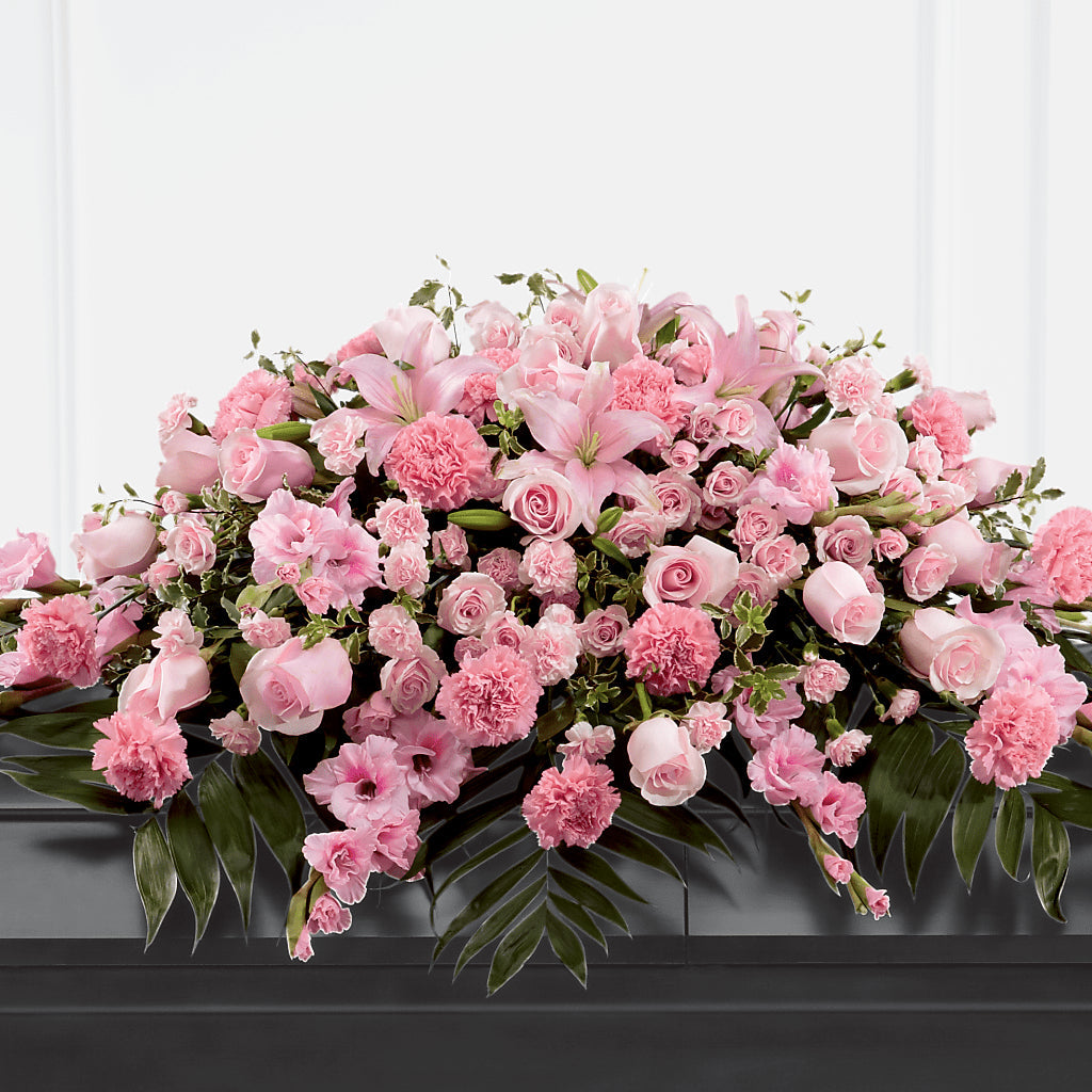 Garden of Comfort Casket Spray (Standard) – Blooming Designs By Michelle, Oakdale MN