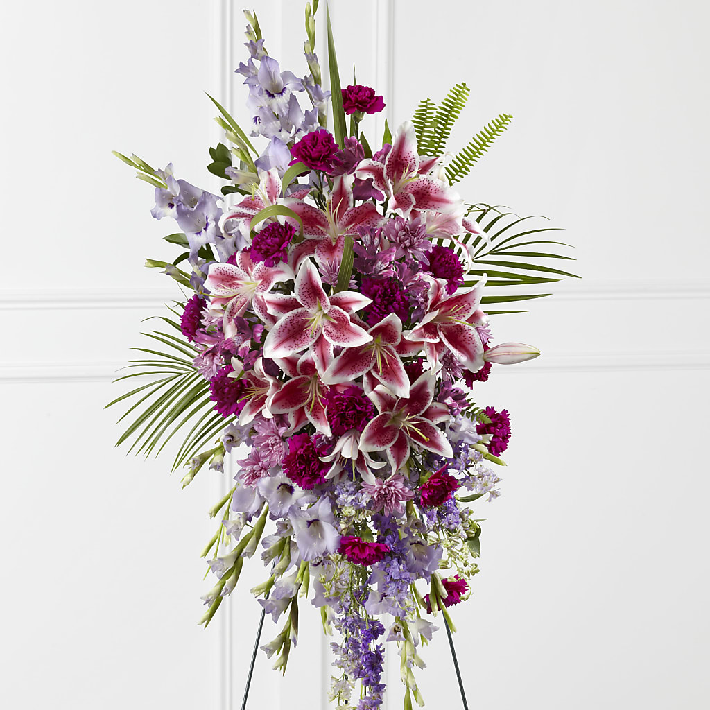 Tender Touch Standing Spray – Blooming Designs By Michelle, Oakdale MN