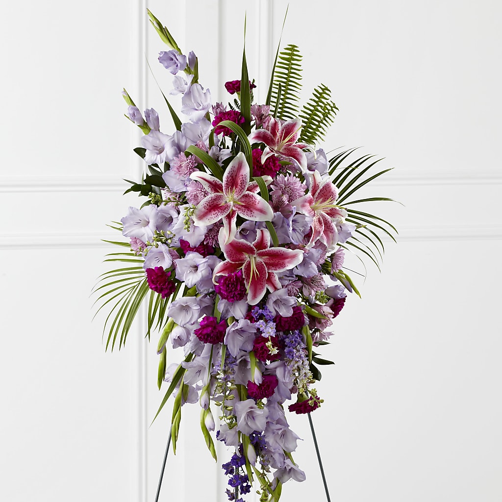 Tender Touch Standing Spray – Blooming Designs By Michelle, Oakdale MN