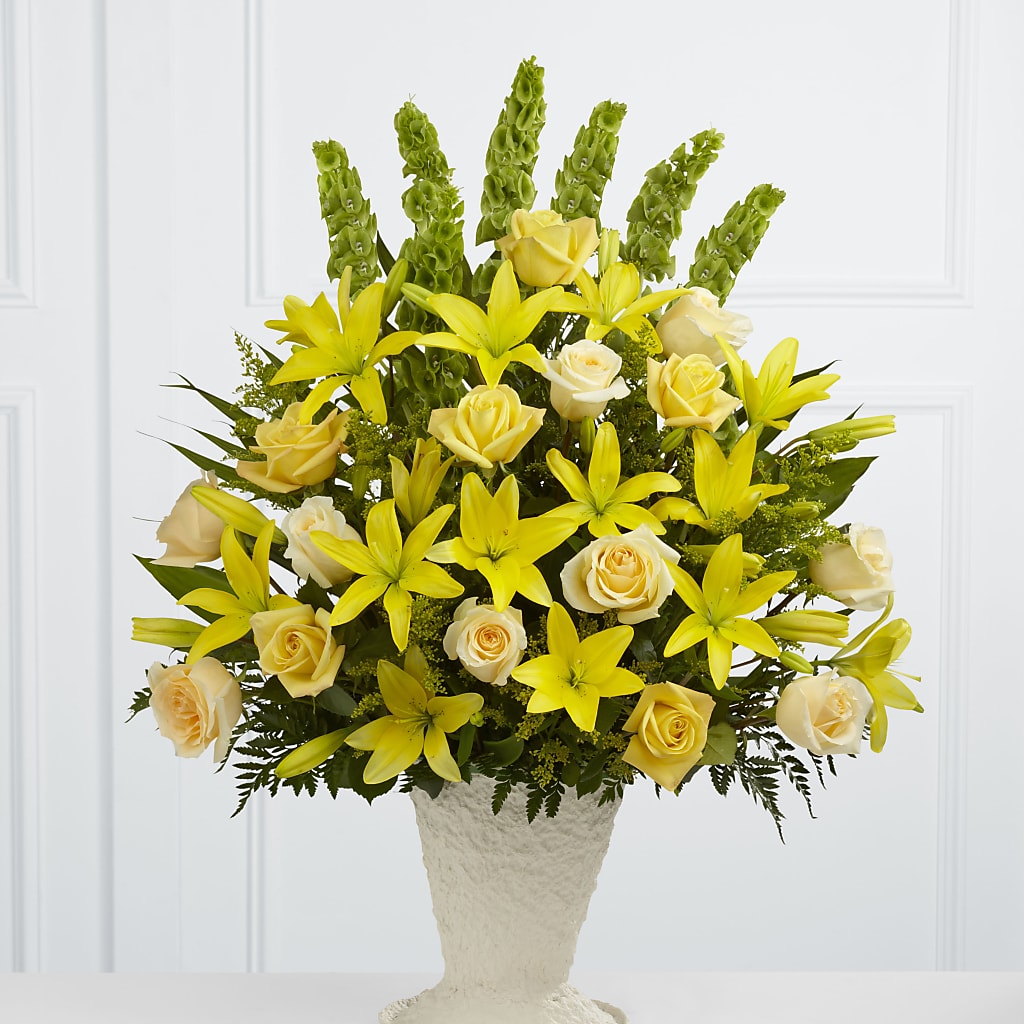 Golden Memories Arrangement – Blooming Designs By Michelle, Oakdale MN