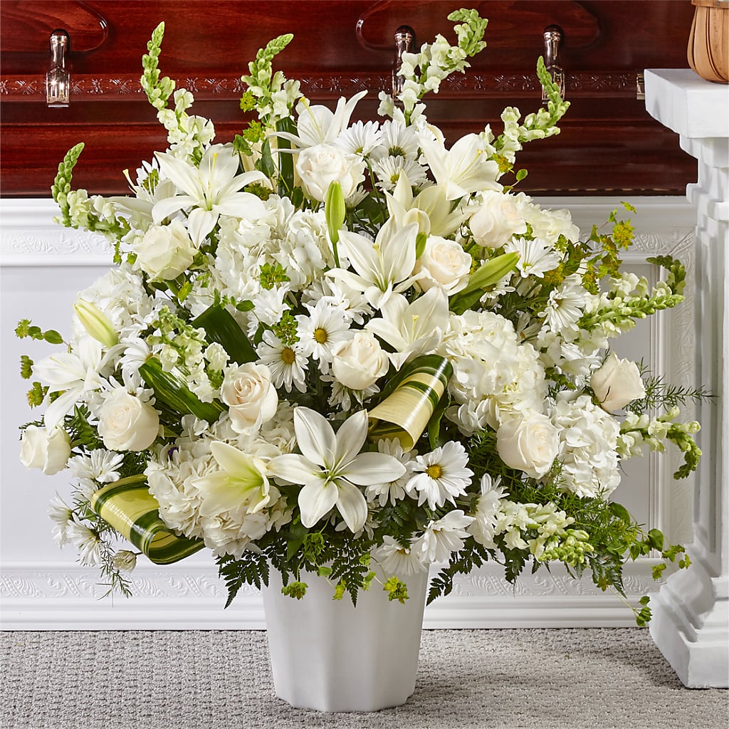 Thoughts of Tranquility Floor Basket – Blooming Designs By Michelle, Oakdale MN