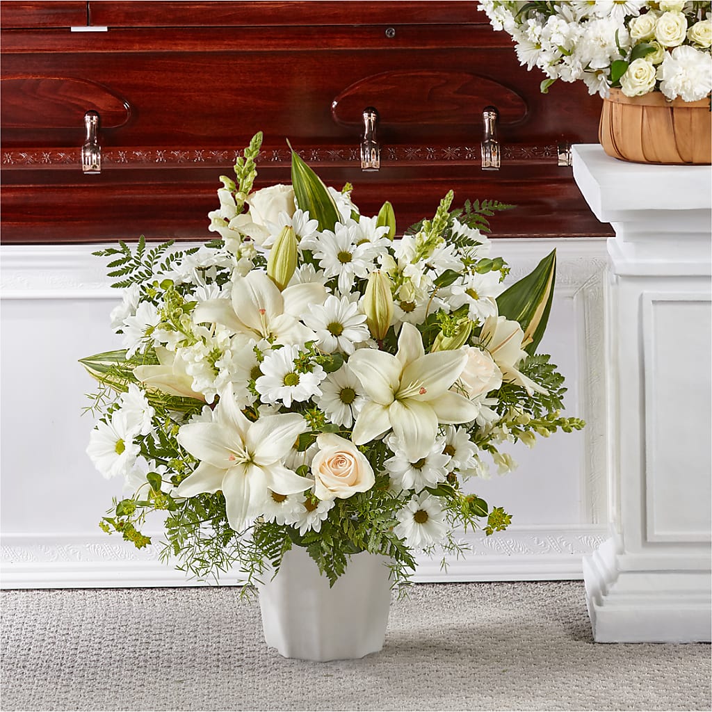 Thoughts of Tranquility Floor Basket – Blooming Designs By Michelle, Oakdale MN