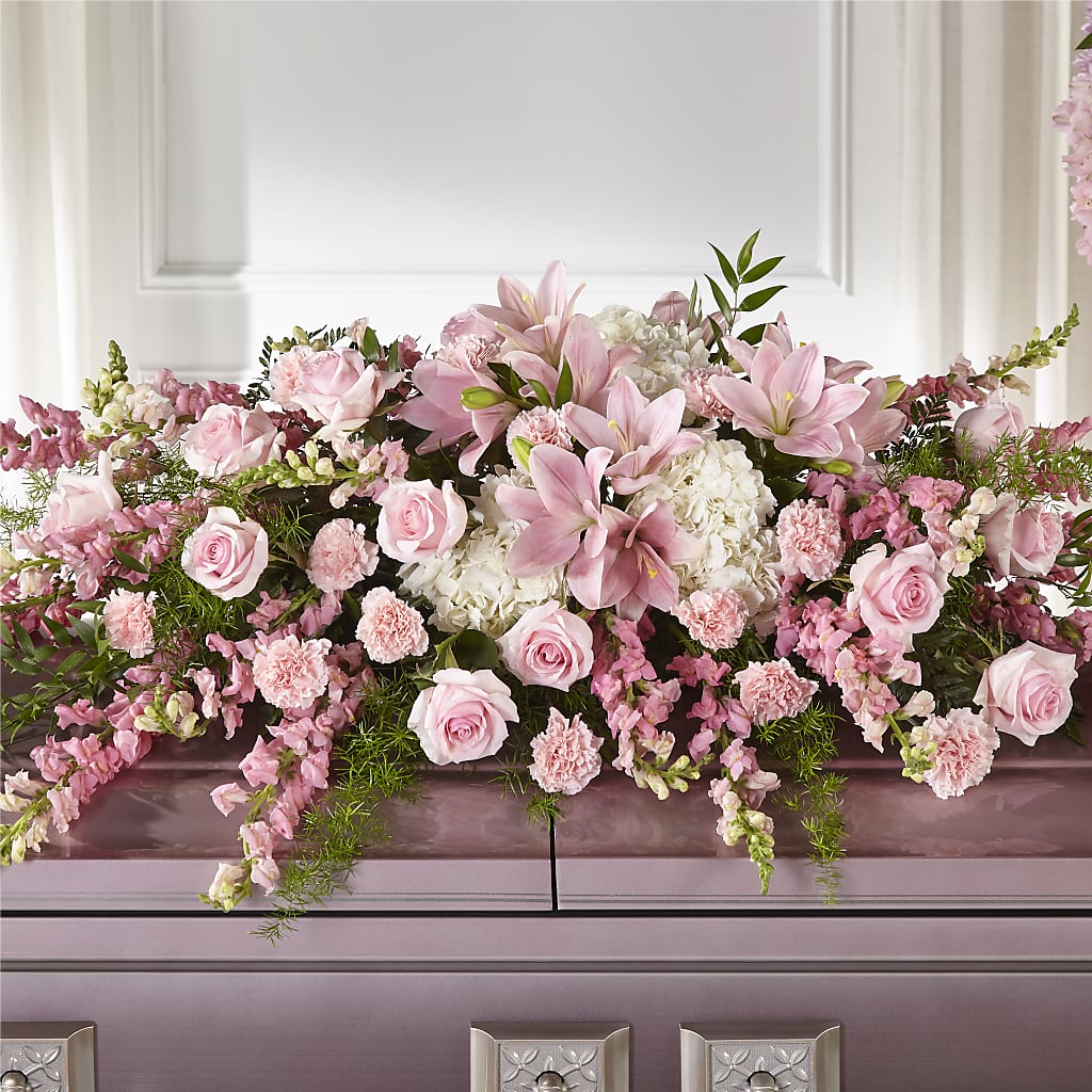 Life & Remembrance Casket Spray – Blooming Designs By Michelle, Oakdale MN
