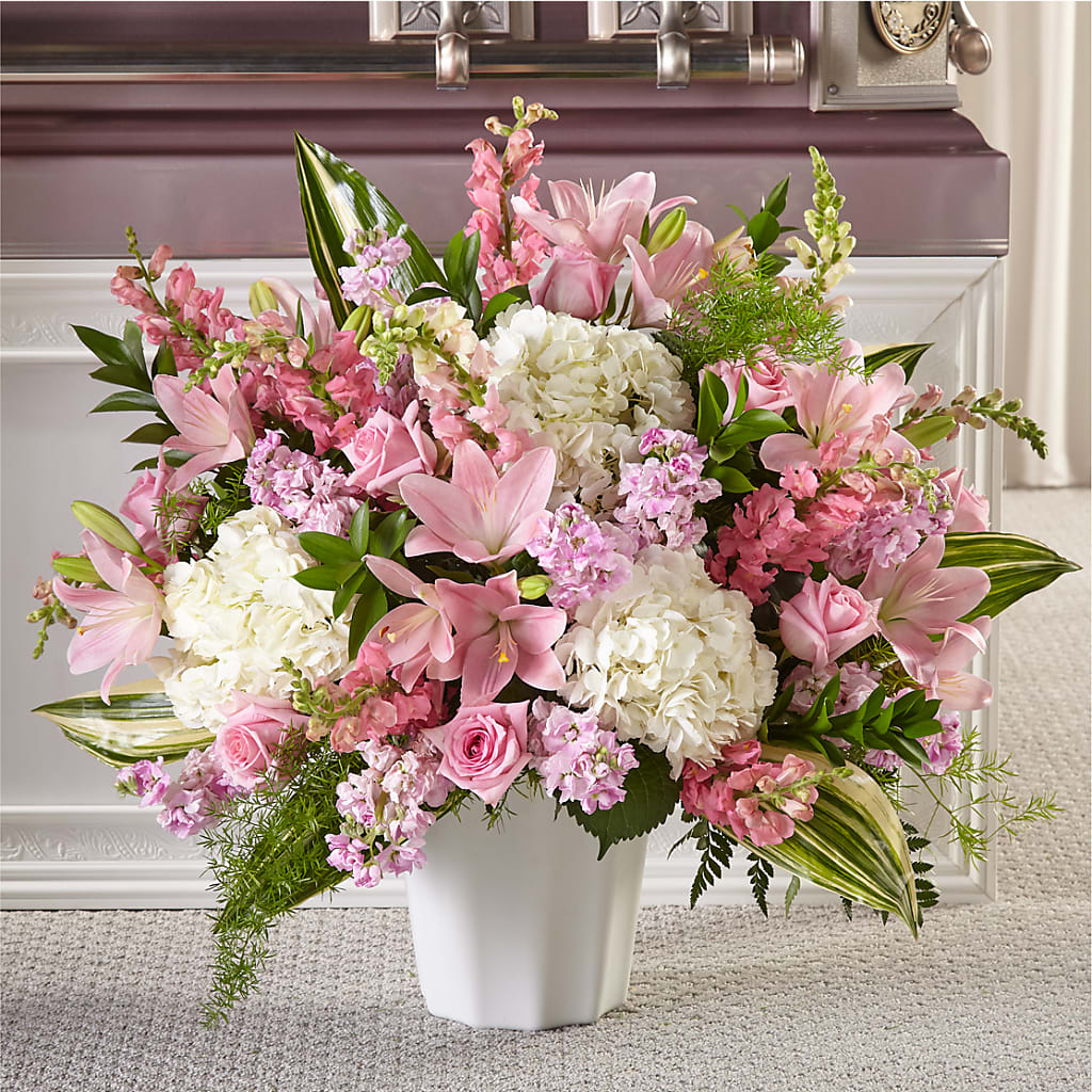 Simply Serene Floor Basket – Blooming Designs By Michelle, Oakdale MN