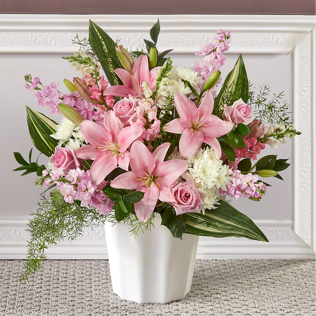 Simply Serene Floor Basket – Blooming Designs By Michelle, Oakdale MN