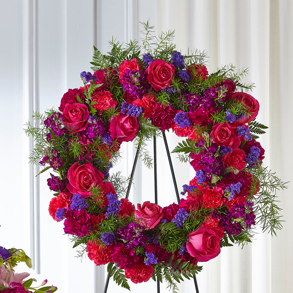 Calming Colors Wreath – Blooming Designs By Michelle, Oakdale MN