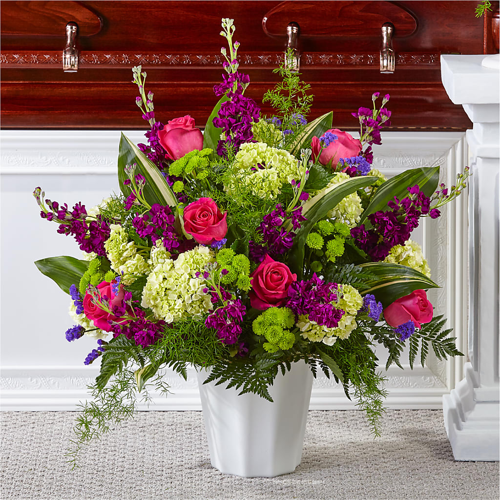 Beautiful Horizons Floor Basket – Blooming Designs By Michelle, Oakdale MN