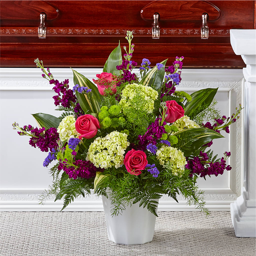 Beautiful Horizons Floor Basket – Blooming Designs By Michelle, Oakdale MN