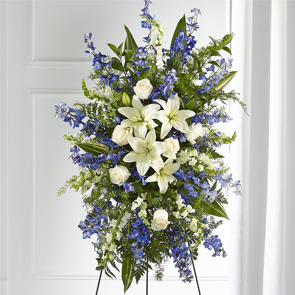 Faithful Friend Standing Spray – Blooming Designs By Michelle, Oakdale MN
