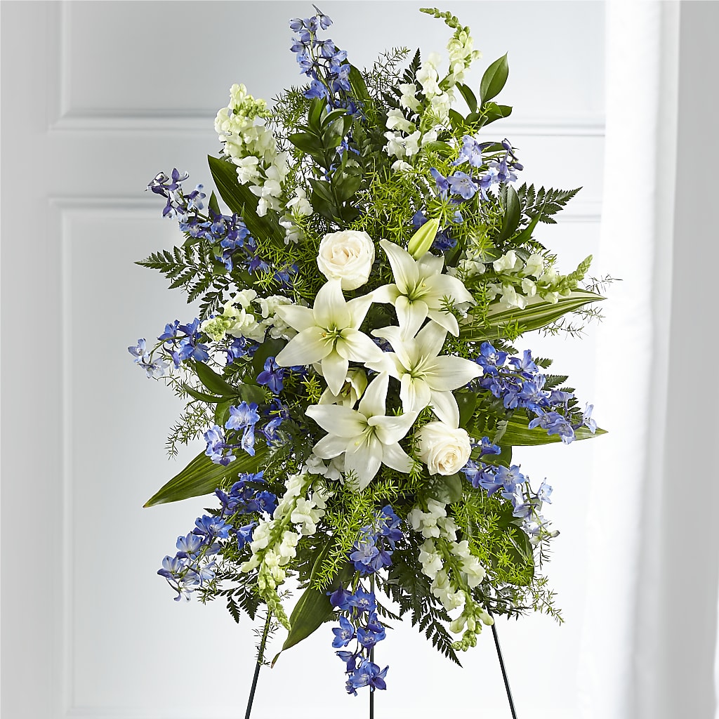 Faithful Friend Standing Spray – Blooming Designs By Michelle, Oakdale MN