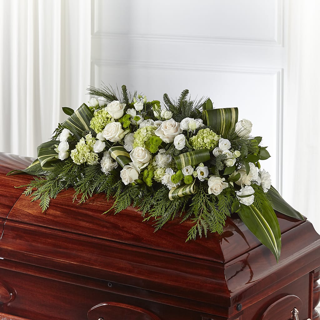 Hopeful Gesture Casket Spray – Blooming Designs By Michelle, Oakdale MN