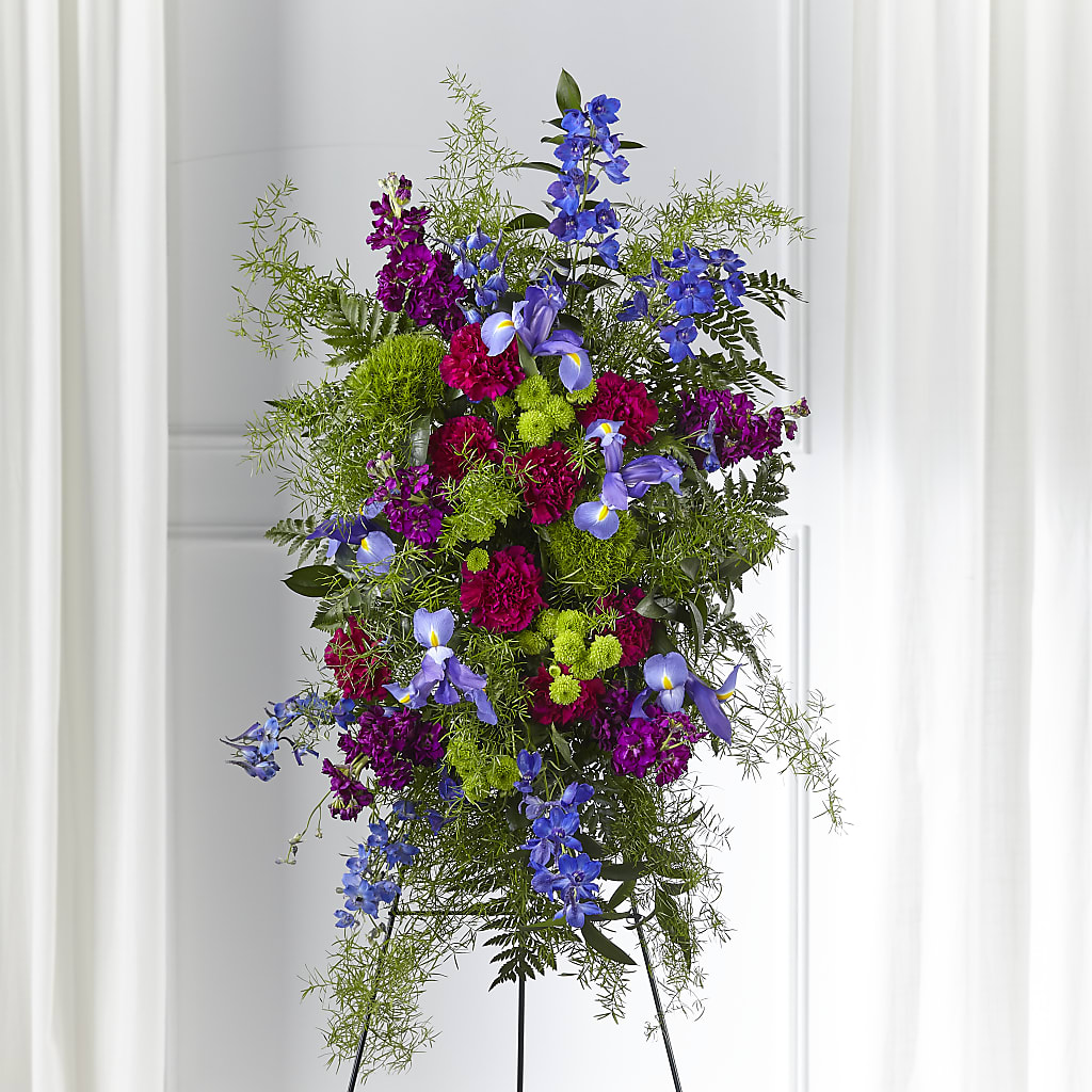 Heavenly Skies Standing Spray – Blooming Designs By Michelle, Oakdale MN