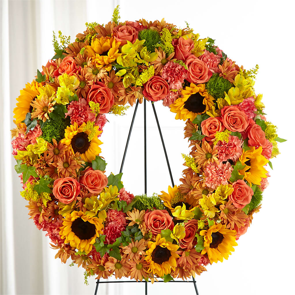 Autumnal Memories Wreath (Standard) – Blooming Designs By Michelle, Oakdale MN