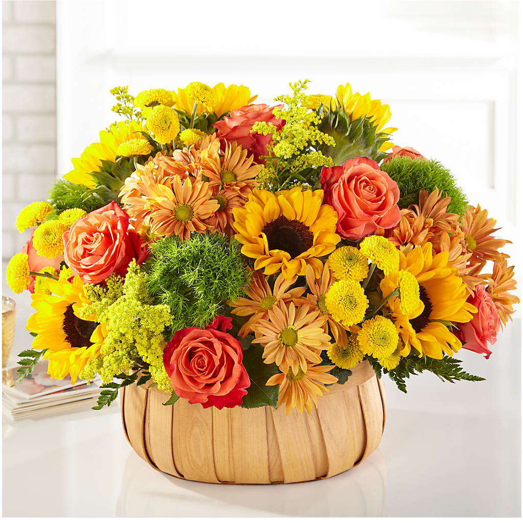 Harvest Sunflower Basket – Blooming Designs By Michelle, Oakdale MN