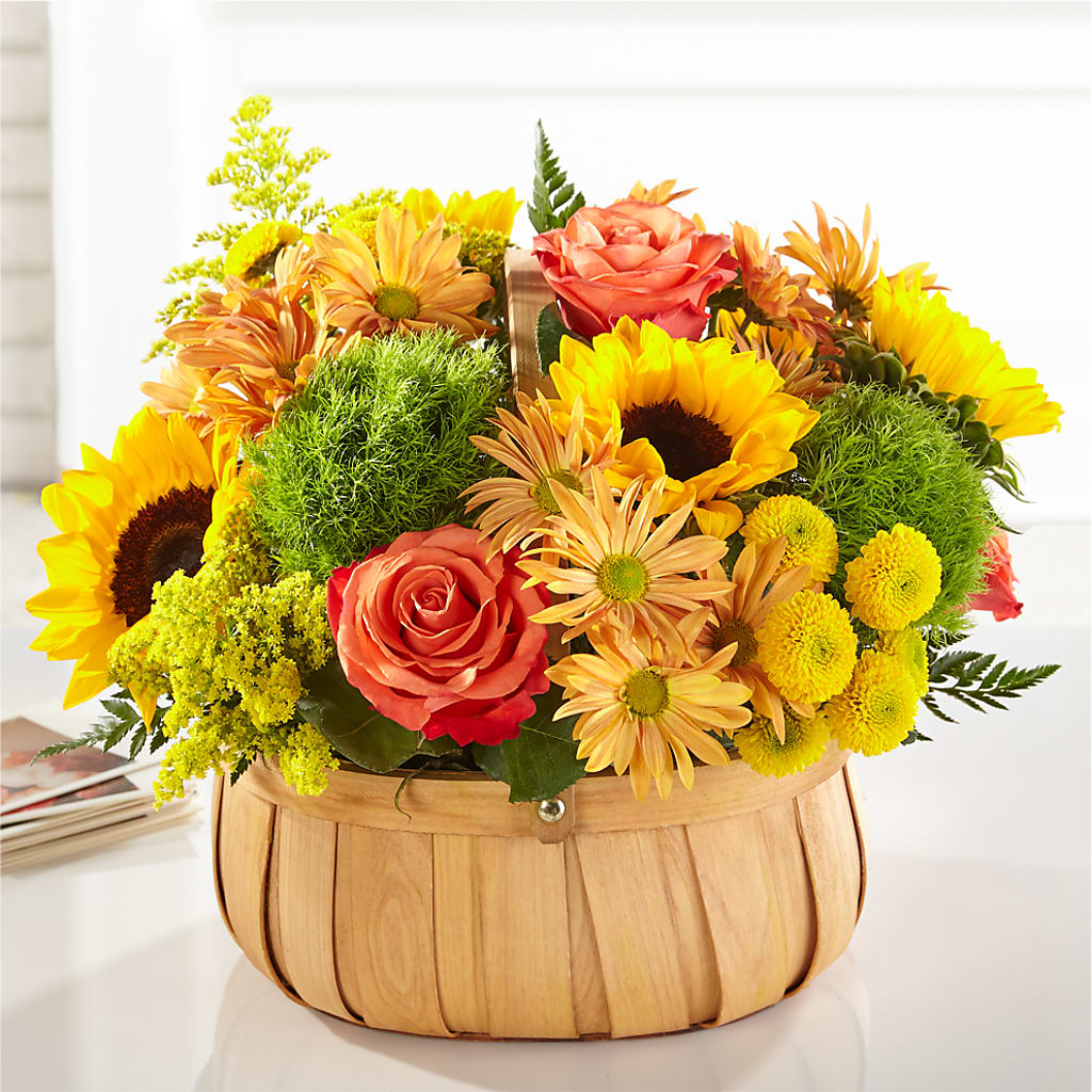 Harvest Sunflower Basket – Blooming Designs By Michelle, Oakdale MN
