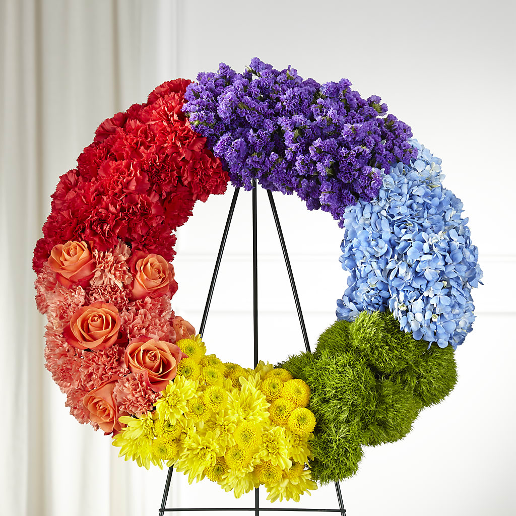 Circle of Love Wreath – Blooming Designs By Michelle, Oakdale MN