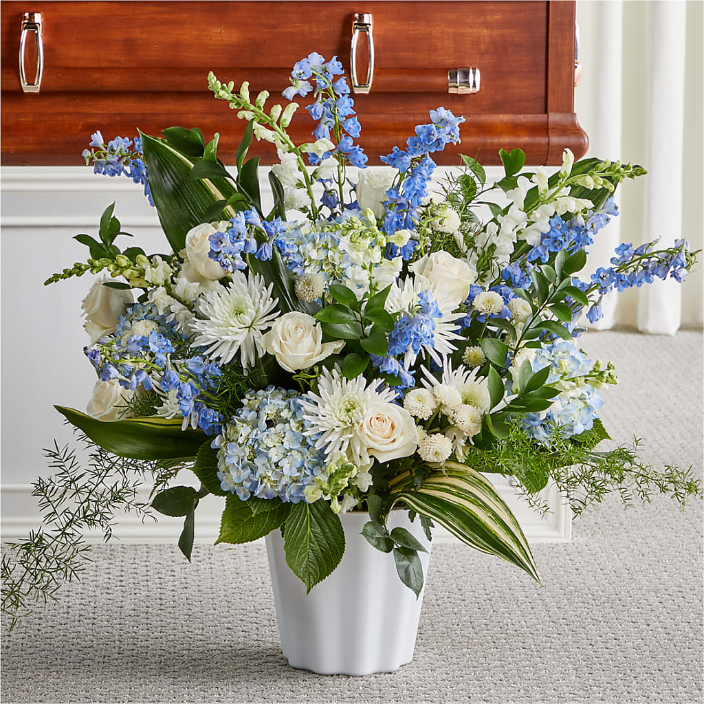 Everlasting Memories Floor Basket – Blooming Designs By Michelle, Oakdale MN
