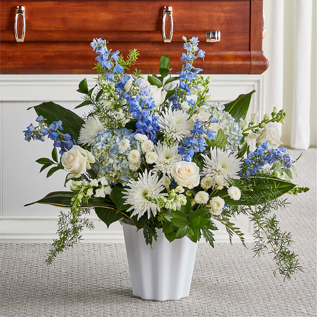 Everlasting Memories Floor Basket – Blooming Designs By Michelle, Oakdale MN