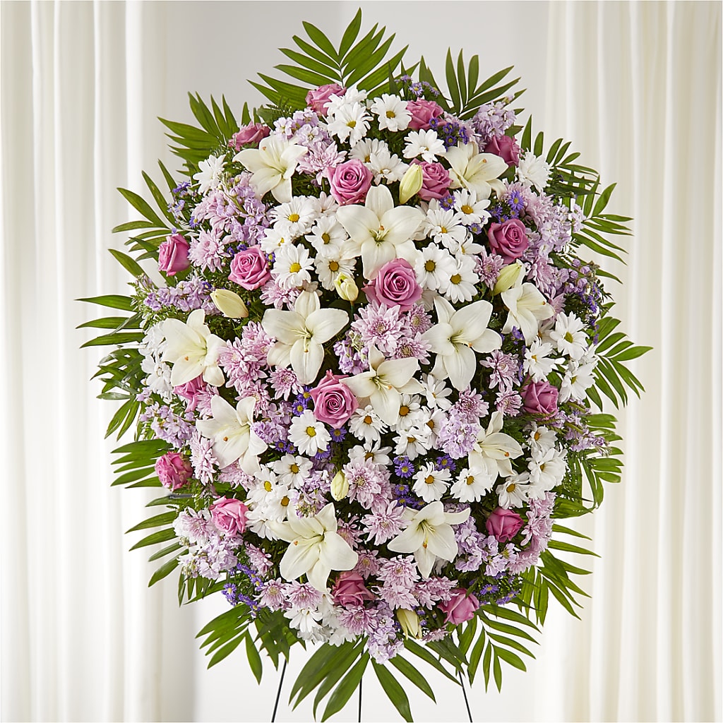 Surrounded by Love Standing Spray – Blooming Designs By Michelle, Oakdale MN
