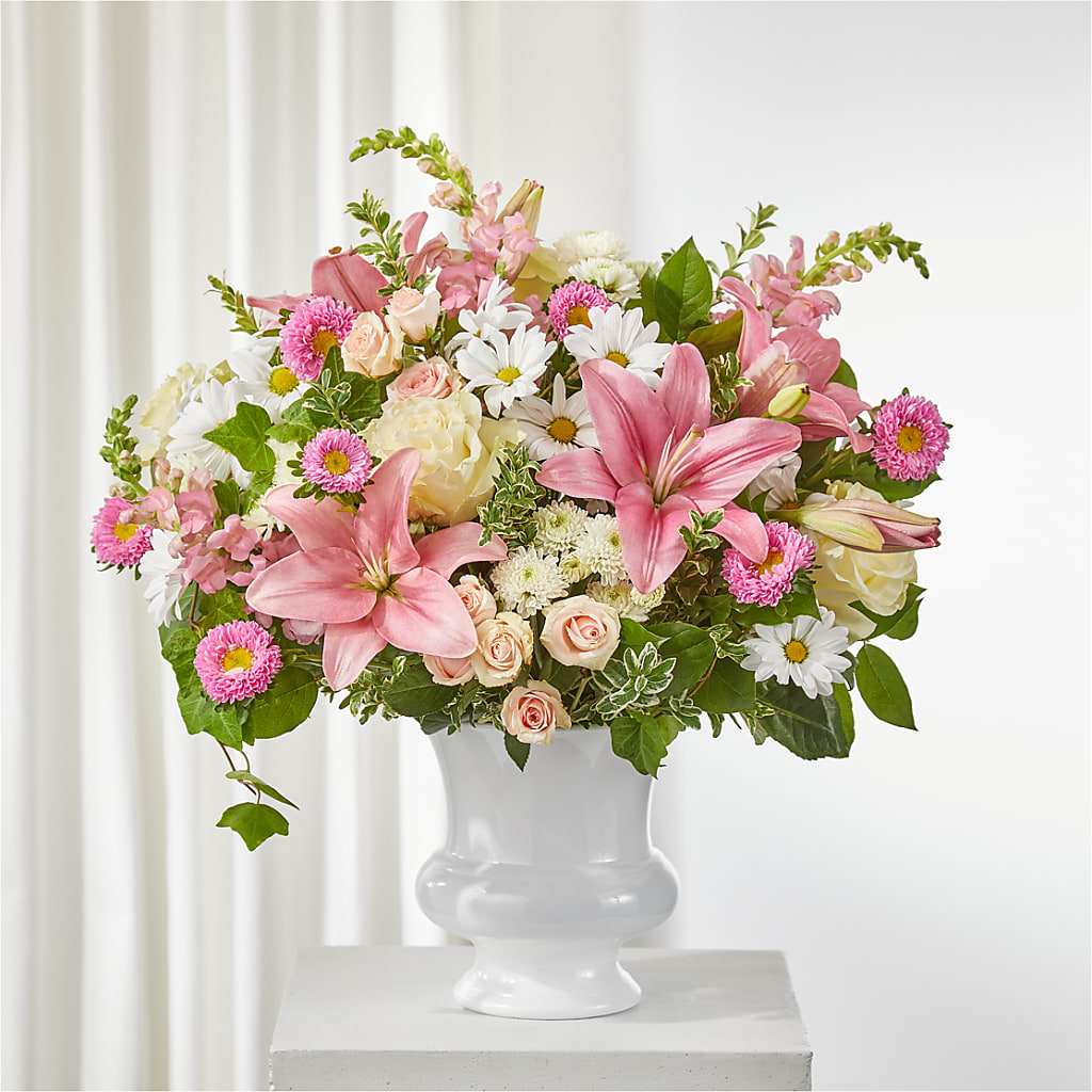 Empathetic Blooms Urn Arrangement – Blooming Designs By Michelle, Oakdale MN