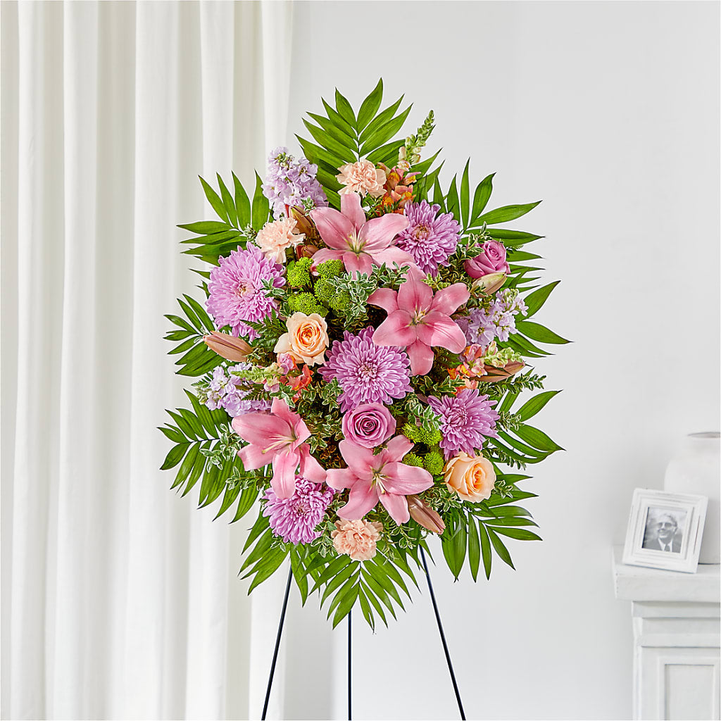 Love & Light Standing Spray – Blooming Designs By Michelle, Oakdale MN