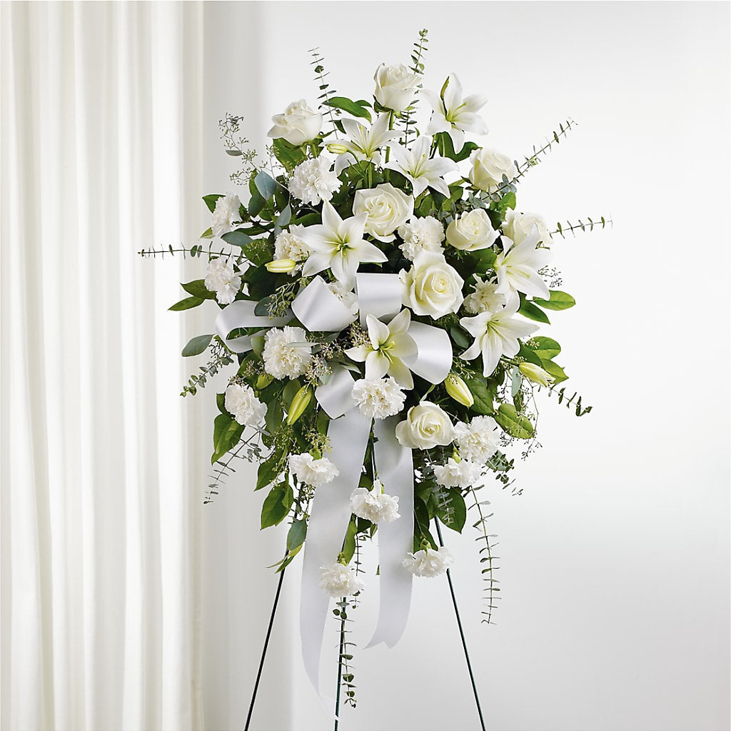 With Care Standing Spray – Blooming Designs By Michelle, Oakdale MN