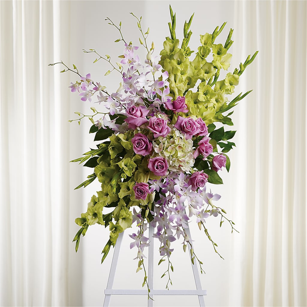 Lasting Legacy Standing Spray – Blooming Designs By Michelle, Oakdale MN