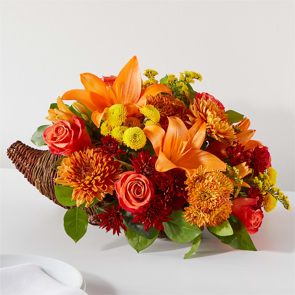 Bouquet of Blessings Cornucopia – Blooming Designs By Michelle, Oakdale MN