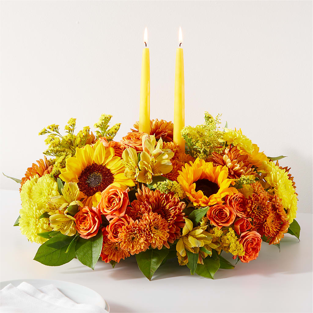 Autumn Harmony Centerpiece – Blooming Designs By Michelle, Oakdale MN