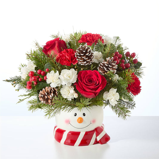 Jolly Snowman Bouquet –  Blooming Designs By Michelle, Oakdale MN