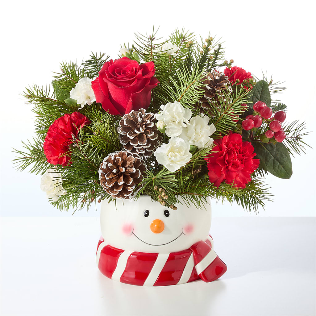 Jolly Snowman Bouquet –  Blooming Designs By Michelle, Oakdale MN