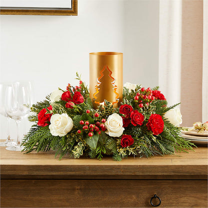 December Dreams Centerpiece –  Blooming Designs By Michelle, Oakdale MN