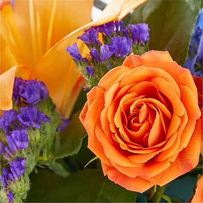 Radiant Citrus Box Bouquet –  Blooming Designs By Michelle, Oakdale MN