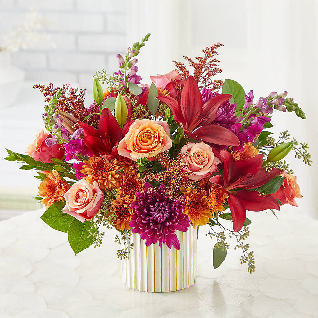Burgundy Landscape Bouquet –  Blooming Designs By Michelle, Oakdale MN