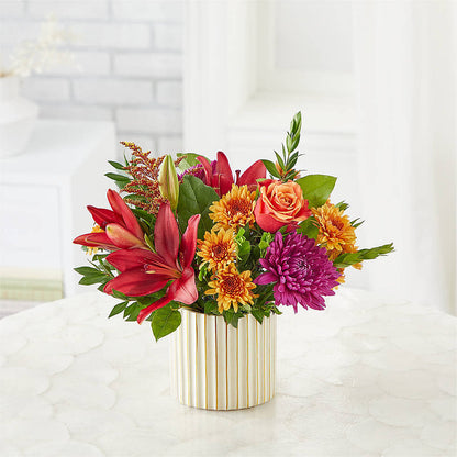 Burgundy Landscape Bouquet –  Blooming Designs By Michelle, Oakdale MN